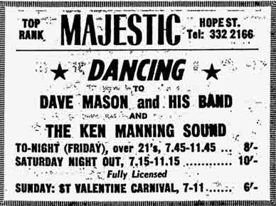 Majestic advert 1971